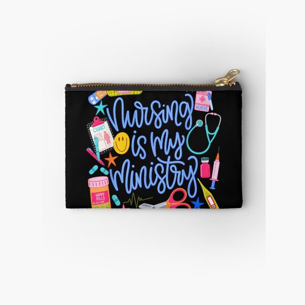 Item preview, Nursing Is My Ministry Inspirational Healthcare Worker Nurse Appreciation Colorful Art designed and sold by NgumohaLanke.