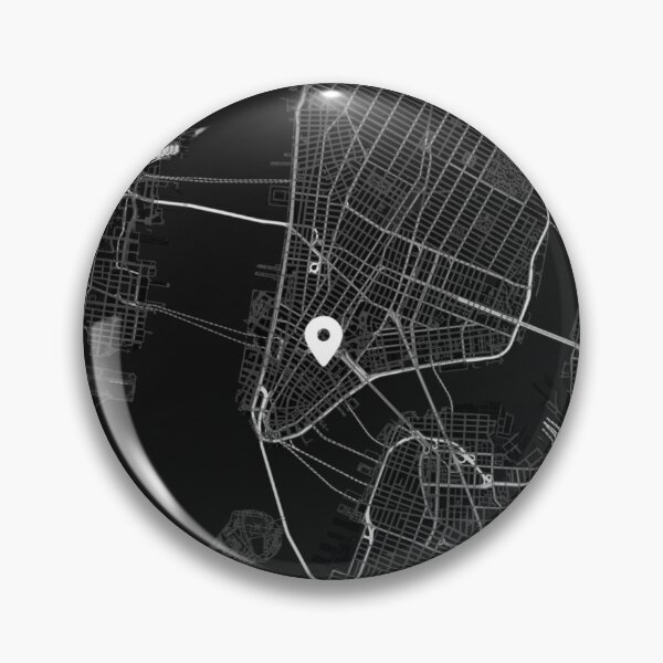Item preview, New York City Minimal Dark Map Art designed and sold by NexusCreash.