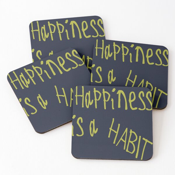 Item preview, Happiness is a Habit designed and sold by kinpirks.