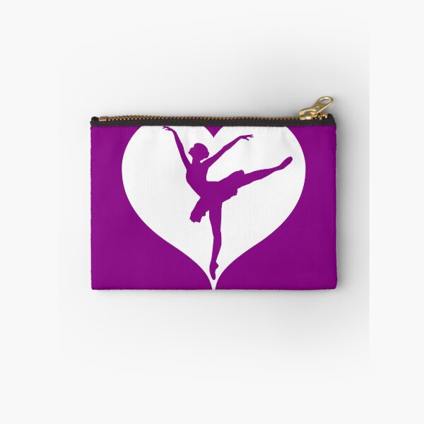 Item preview, Girl Ballet Heart Ballerina Silhouette designed and sold by RetroFuchs.