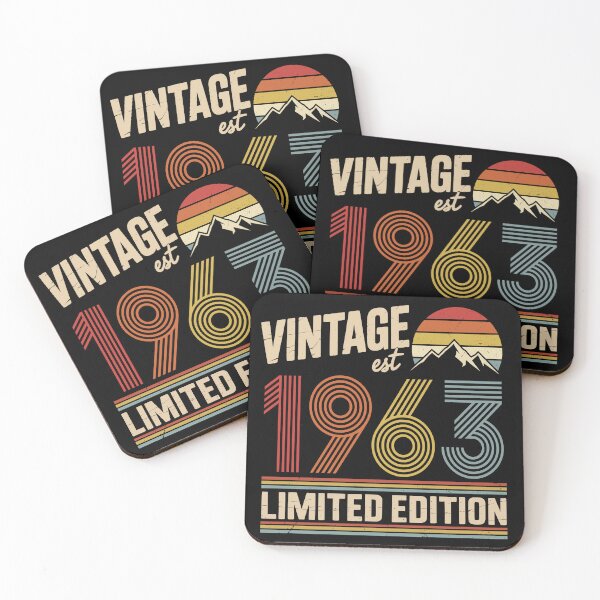 Item preview, Vintage 1963 Birthday : 63rd Birthday Retro Gift, Sixty three Gift Idea, 63rd Birthday Gift, Vintage 1963 Birthday designed and sold by Merchall  store.