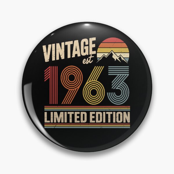 Item preview, Vintage 1963 Birthday : 63rd Birthday Retro Gift, Sixty three Gift Idea, 63rd Birthday Gift, Vintage 1963 Birthday designed and sold by Merchall  store.
