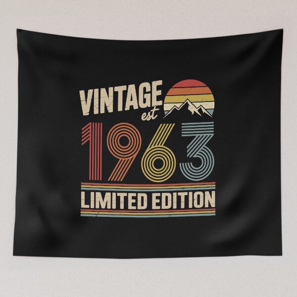 Item preview, Vintage 1963 Birthday : 63rd Birthday Retro Gift, Sixty three Gift Idea, 63rd Birthday Gift, Vintage 1963 Birthday designed and sold by Merchall  store.