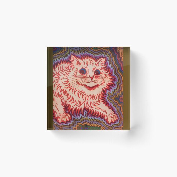 Item preview, Louis Wain Kaleidoscopic Cat designed and sold by eldram.