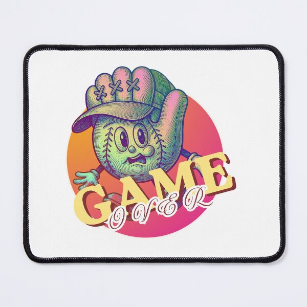 Item preview, Game Over Funny Baseball Cartoon | Retro Groovy Baseball Glove Character Graphic Tee designed and sold by Epic Wear Store.