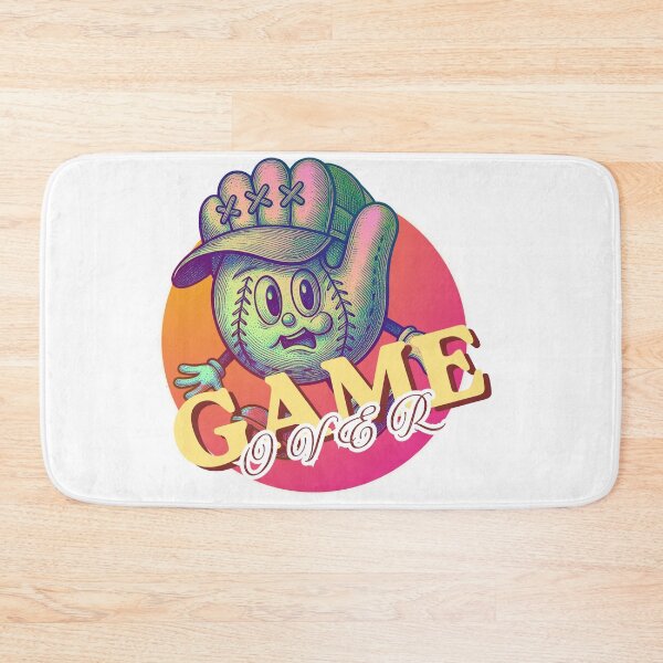 Item preview, Game Over Funny Baseball Cartoon | Retro Groovy Baseball Glove Character Graphic Tee designed and sold by Epic Wear Store.