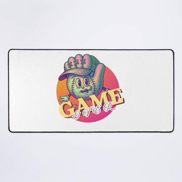 Item preview, Game Over Funny Baseball Cartoon | Retro Groovy Baseball Glove Character Graphic Tee designed and sold by Epic Wear Store.