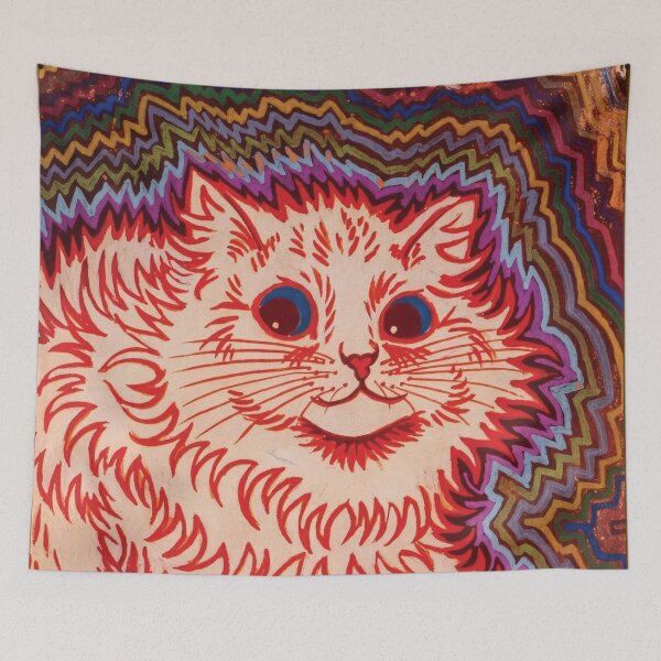 Item preview, Louis Wain Kaleidoscopic Cat designed and sold by eldram.