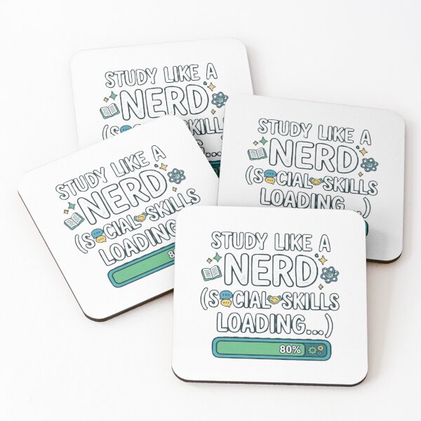 Item preview, Study Like a Nerd Social Skills Loading 80 Percent designed and sold by Amr Darwish Graphic designer.