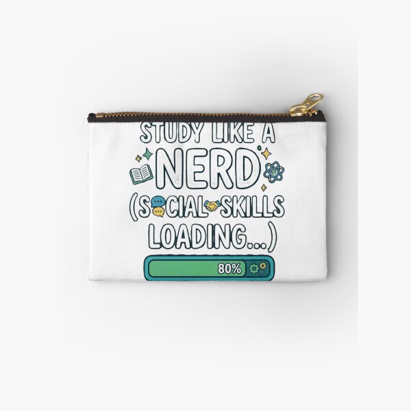 Item preview, Study Like a Nerd Social Skills Loading 80 Percent designed and sold by Amr Darwish Graphic designer.