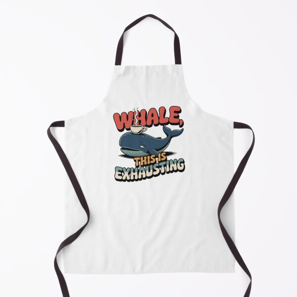 Item preview, Whale, This Is Exhausting- Funny Whale Coffee Graphic designed and sold by knag_sunpetal.
