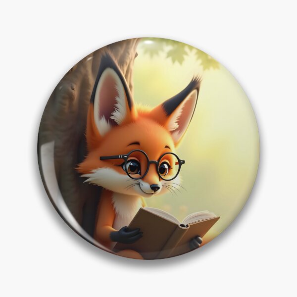 Item preview, Cute fox reading a book designed and sold by MarionsArt.