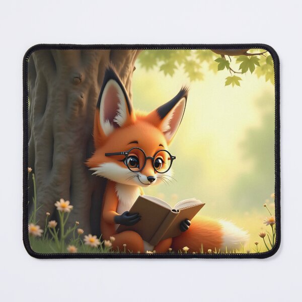Item preview, Cute fox reading a book designed and sold by MarionsArt.