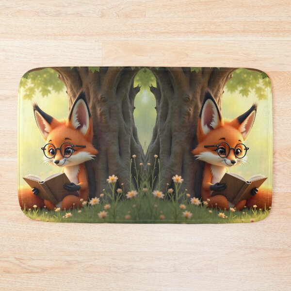 Item preview, Cute fox reading a book designed and sold by MarionsArt.