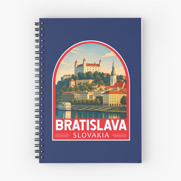 Item preview, Bratislava Slovakia Travel Art Emblem designed and sold by KrisSidDesigns.