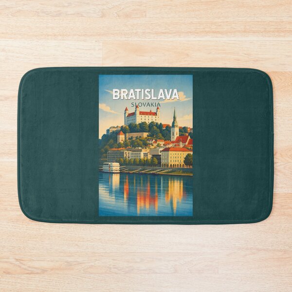 Item preview, Bratislava Slovakia Illustration Travel Art Vintage designed and sold by KrisSidDesigns.
