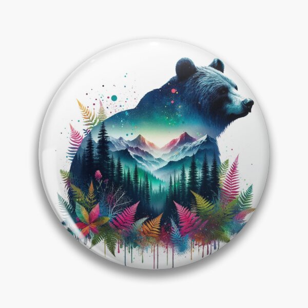 Item preview, Mountain Bear of the Changing Seasons designed and sold by EdicrisR.