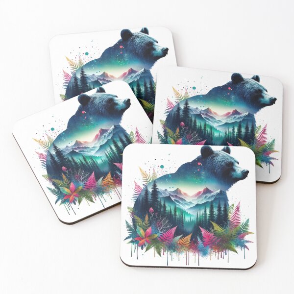 Item preview, Mountain Bear of the Changing Seasons designed and sold by EdicrisR.