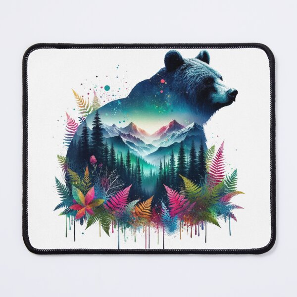 Item preview, Mountain Bear of the Changing Seasons designed and sold by EdicrisR.