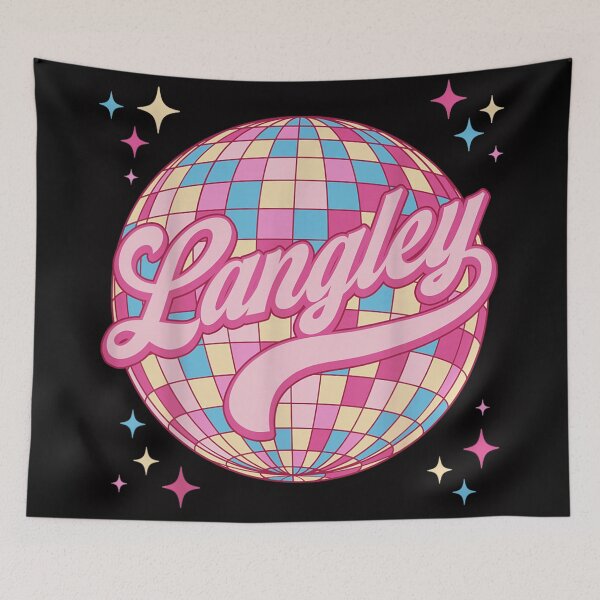 Item preview, Langley Pink Disco Ball Retro Aesthetic 70s Style Sparkle Party Music Art designed and sold by PhocoNibict.