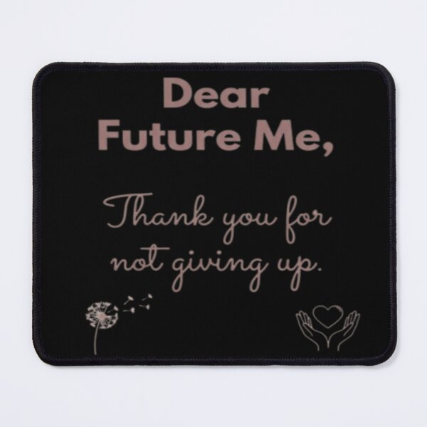 Item preview, Dear Future Me - Minimalist Mental Health Typography designed and sold by Inkfino.