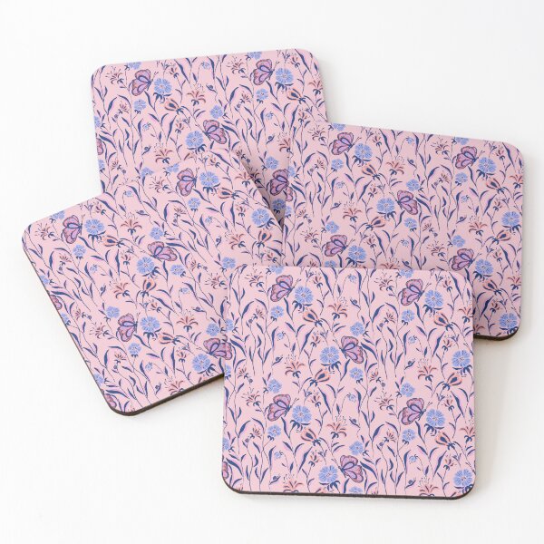 Item preview, Whimsical Wildflowers and Butterflies Floral Pattern designed and sold by AneissPiaf.