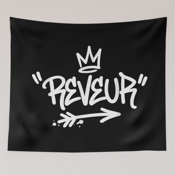 Item preview, Reveur French Dreamer Graffiti Street Art Style Crown Urban Typography Design designed and sold by PhocoNibict.