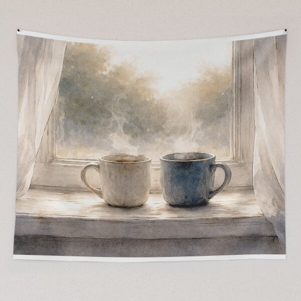 Item preview, Two Mugs, One Morning designed and sold by cryolith7454.