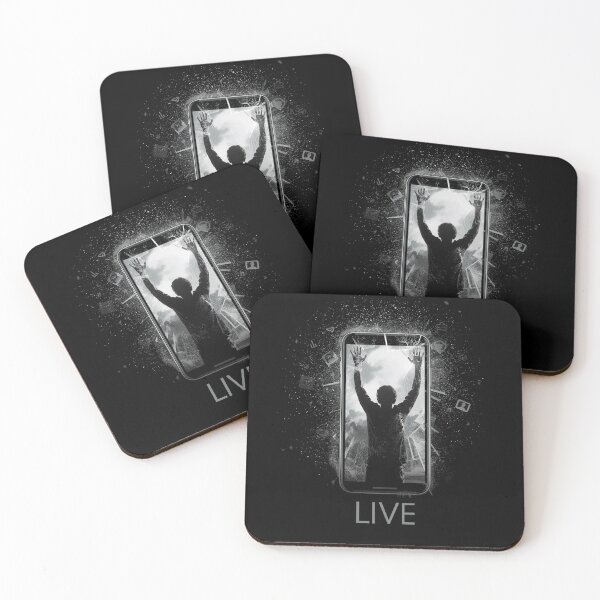 Item preview, Live – Minimalist Digital Freedom Smartphone Escape Design designed and sold by PLUSHIWORLDtm.