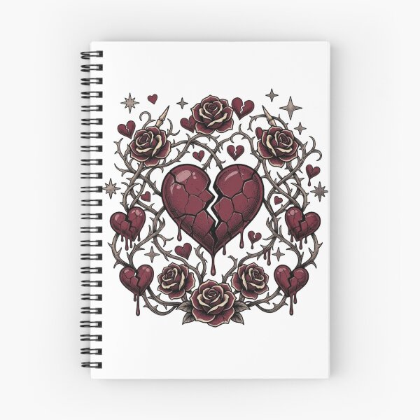 Item preview, Broken Heart with Roses designed and sold by Soft Toxic.