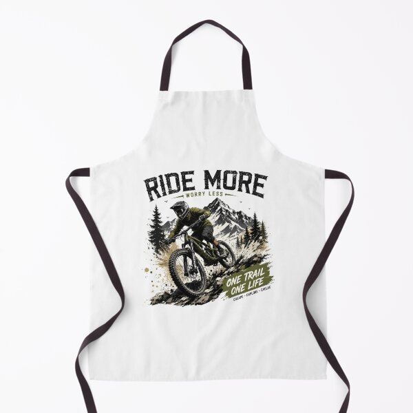 Item preview, Ride More Worry Less – Mountain Bike Adventure Design designed and sold by Newthingzy.