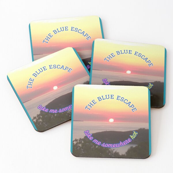 Item preview,  The Blue Escape Take Me Somewhere Hot Beach Vacation designed and sold by LittleBigGifts.