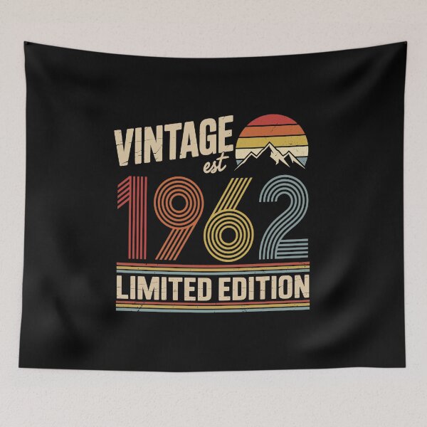 Item preview, Vintage 1962 Birthday : 64th Birthday Retro Gift, Sixty four Gift Idea, 64th Birthday Gift, Vintage 1962 Birthday designed and sold by Merchall  store.