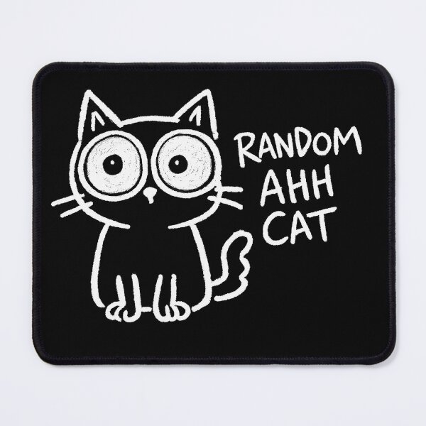 Item preview, Random Ahh Cat Funny Chalk Drawing Meme designed and sold by LumePrint.
