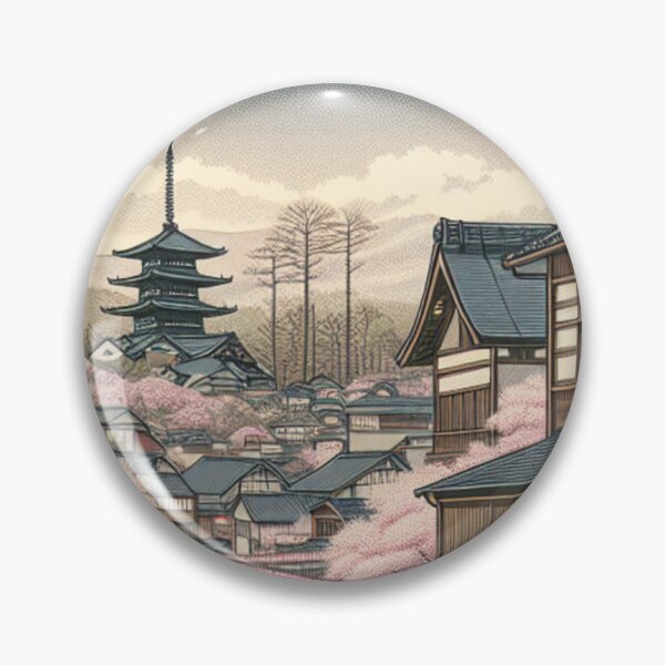 Artikelvorschau, Sapporo Edo Ukiyo-e Kunst – Traditionelle japanische Kirschblütenlandschaft entworfen und verkauft von Vandy Fullam.