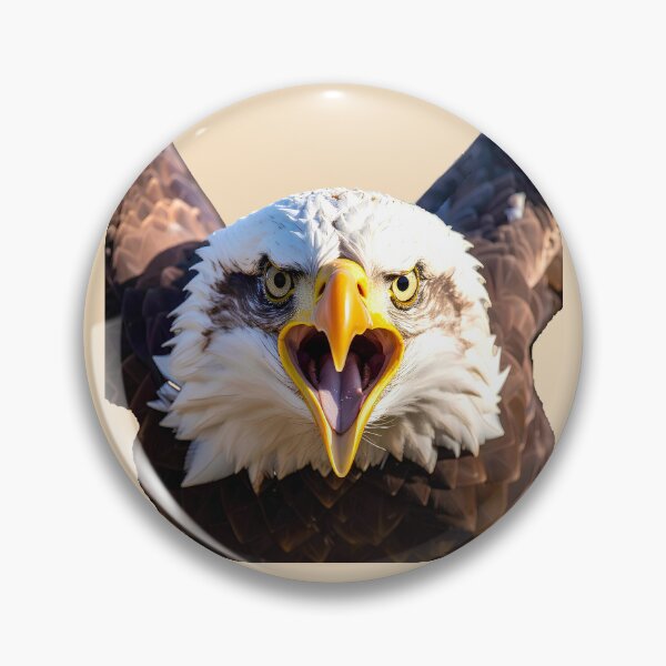 Item preview, Bald eagle close-up flying designed and sold by Creative Visualize.