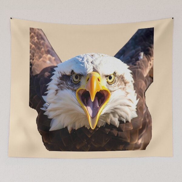 Item preview, Bald eagle close-up flying designed and sold by Creative Visualize.