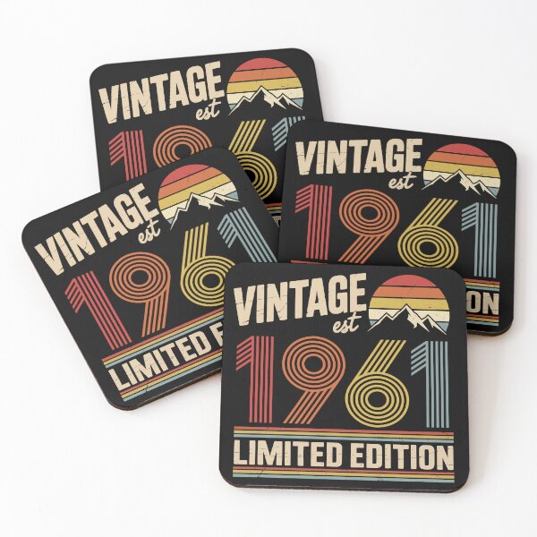 Item preview, Vintage 1961 Birthday : 65th Birthday Retro Gift, Sixty five Gift Idea, 65th Birthday Gift, Vintage 1961 Birthday designed and sold by Merchall  store.