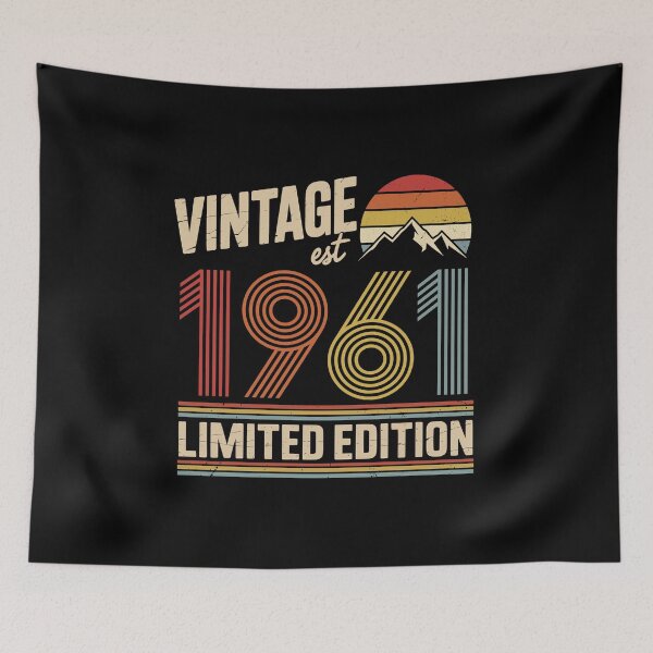 Item preview, Vintage 1961 Birthday : 65th Birthday Retro Gift, Sixty five Gift Idea, 65th Birthday Gift, Vintage 1961 Birthday designed and sold by Merchall  store.