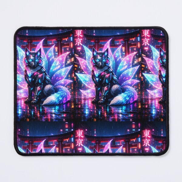 Item preview, Cyber Kitsune 2099 – Neon Fox Spirit designed and sold by Neo Tokio.