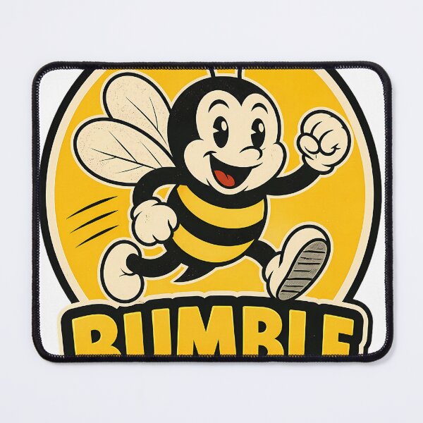 Item preview, Cute Running Bumble Bee Retro Vintage Styles  designed and sold by ArtdesignsA.