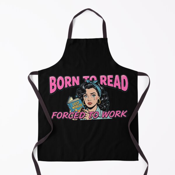 Item preview, Born to read forced to work designed and sold by happydaysfun.