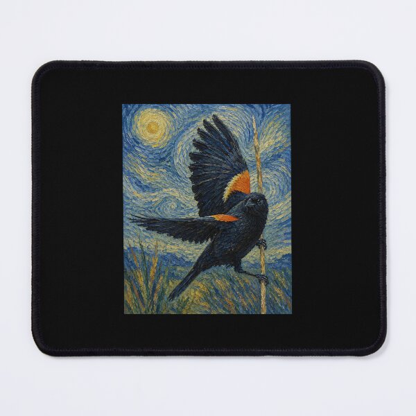 Item preview, Red winged blackbird designed and sold by Marysartshack.