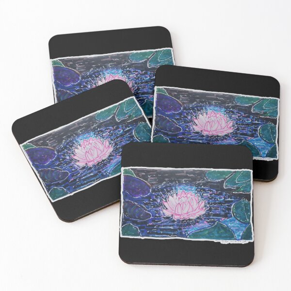 Item preview, Lotus in Dark Water designed and sold by JoseloRochaArt.