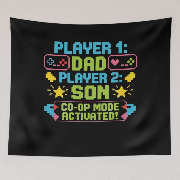 Item preview, Gaming Fathers Day Retro Gamer For Dad and Son designed and sold by clothesy7.