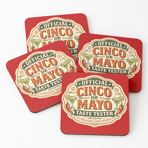 Item preview, Official Cinco de Mayo Taste Tester – Funny Vintage Badge Design | Fiesta Humor Gift 2026 designed and sold by irfanshikh.