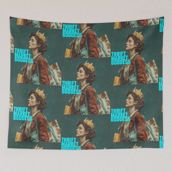Item preview, Thrift Store Goddess – Vintage Treasure Hunter Aesthetic designed and sold by Ignorant-Artist.