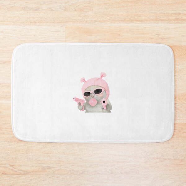 Item preview, Gatinha Rosa Bad Girl com Óculos Y2K e Bubblegum designed and sold by Mad World Creations.
