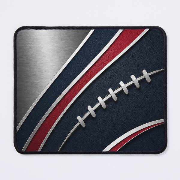 Item preview, Liberty Steel | Modern Football Style Notebook Cover | Metallic Sports Wallpaper designed and sold by GMACgraphicsCo.