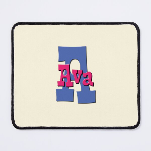 Item preview, A is for Ava, Girl's/Woman's Name and Initial designed and sold by CharlottePlaceArt.